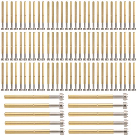 100 Pièces P156-H Pins de Contact à Ressort 9 Griffes pour Tests Électroniques, Fournitures Industrielles 2.36mm (1/5)