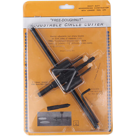 Trouet à alésoir ajustable type avion pour métal et bois, fraise de 30 à 200 mm (1/5)