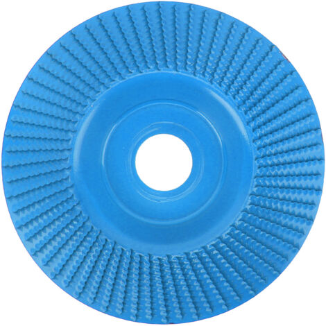 Disque de meulage et façonnage en carbure de tungstène 125mm, résistant à l'usure pour le travail du bois, couleur bleue. (1/5)