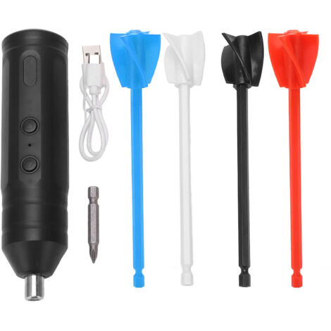 Mélangeur à Résine Électrique Rechargeable, Moteur Puissant et Lent avec 4 Tiges de Remplacement Multicolores (1/5)