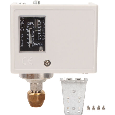 Interrupteur de Pression d'Air Universel 6kg pour Compresseur Chaudière Sécheuse AC125V-250V (1/5)