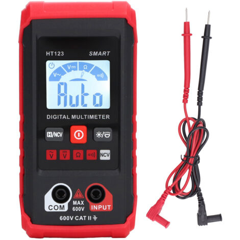 Multimètre Numérique Automatique pour Mesure de Tension Résistance Voltmètre Électrique (1/5)