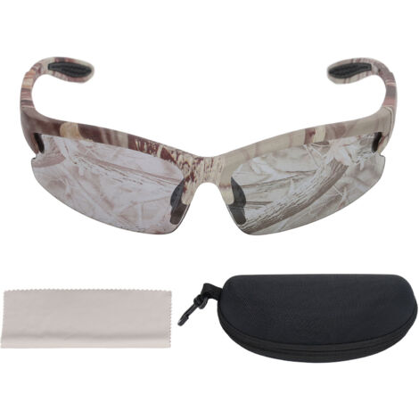 Lunettes de camouflage légères et résistantes, monture demi-cadre anti-choc pour la pêche et voyage (1/5)
