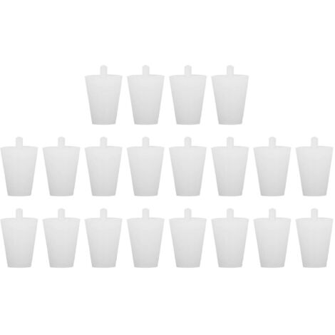 20 Pièces Bouchon Conique en Silicone Résistant à Haute Température pour Pulvérisation et Étanchéité Protectrice