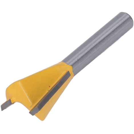 Fraise à queue d'aronde 1/4" en acier tungstène revêtue TPFE pour rainurage bois durable (1/5)