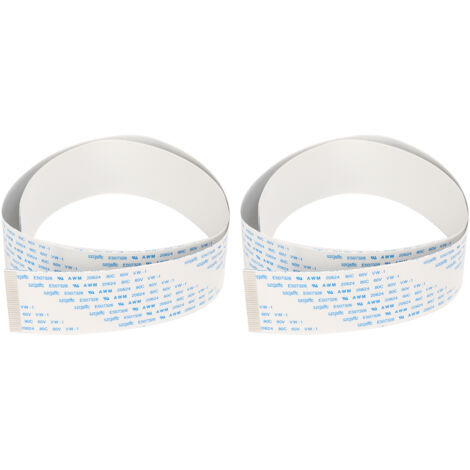 2 Pièces Câble Plat Flexible FFC Haute Flexibilité pour Imprimante XP600, Transmission Rapide, 30cm/12in (1/5)