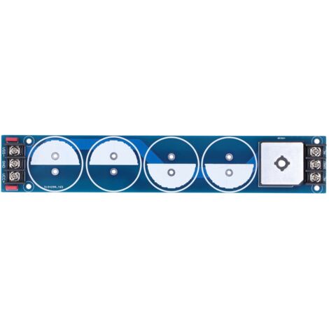 Carte d'alimentation pour amplificateur audio avec 4 condensateurs et filtre redresseur - Module PCB 35A (1/5)