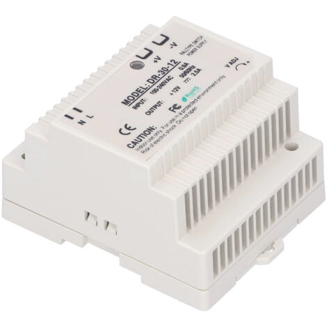 Alimentation à découpage à LED réglable série DR pour armoire électrique, modèle DR-30-12 (1/5)
