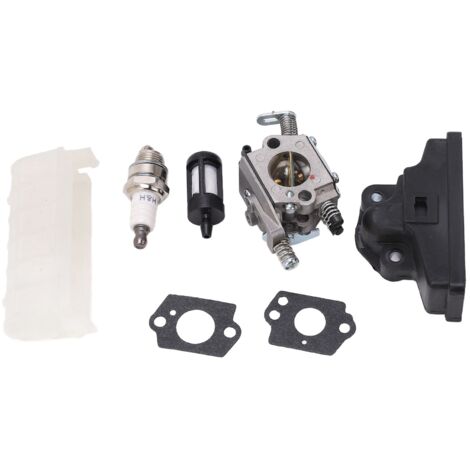 Kit de réparation carburateur, filtre à essence, joints et bougie pour tronçonneuse STIHL MS250 MS230 MS210 025 023 021 (1/5)