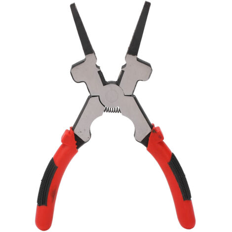 Pince à circlips externe multifonction en acier carbone 45, idéale pour la soudure et travaux de serrage. (1/5)