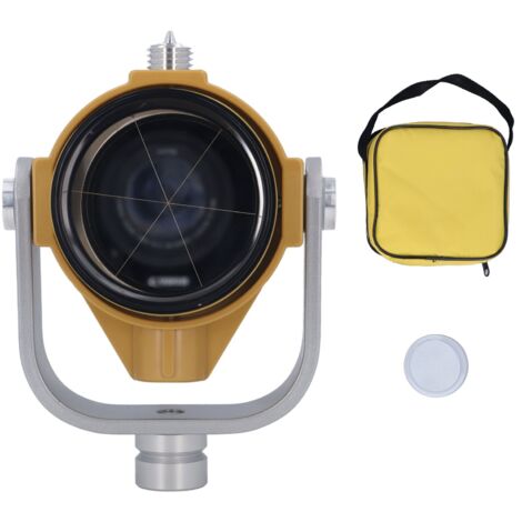 Prisme de station totale avec sac pour mesure et topographie TOPCON, jaune clair 64 (1/5)
