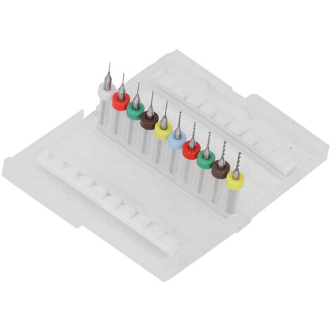 10 Forets à métal HSS 0.3‑1.2mm avec queue de 1/8 pouce - Haute résistance à l'usure - Lot de 10 pièces (1/5)