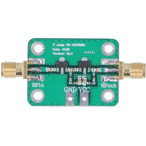Module Amplificateur de Puissance RF 40dB Gain 30‑4000MHz pour Carte de Circuit Imprimé Composants Électroniques (1/5)
