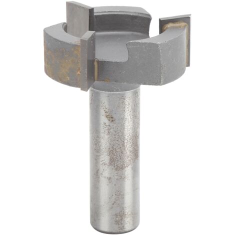 Fraise de défonceuse à rainure en T, queue de 1/2", 3 dents pour bois, alliage de coupe (1/5)