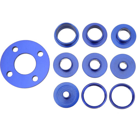 Jeu de 10 douilles de guidage pour défonceuse en alliage d'aluminium haute résistance, guides de gabarit pour fraises. (1/5)