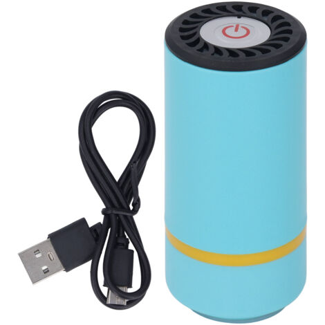 Scelleur sous vide portable rechargeable, machine à sceller automatique pour emballage alimentaire et textile, couleur bleu lac. (1/5)