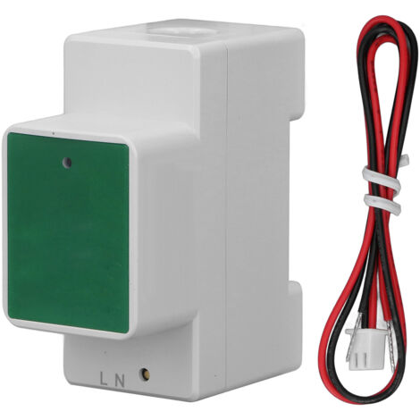 Moniteur d'Énergie Intelligent Bluetooth/WiFi 220V - Voltmètre Contrôle à Distance Monophasé sur Rail (1/5)