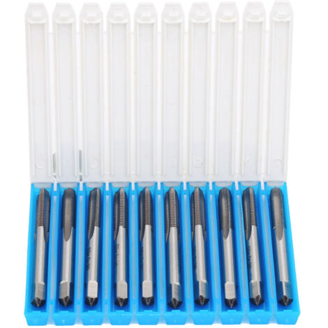 10 Pièces Tarauds Machine HSS M6x1 H2 à Filetage Droit pour Outils à Main (1/5)
