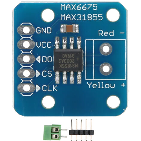 Module Capteur de Température Thermocouple Type K MAX31855 Précision -200℃ à +1350℃ (1/5)