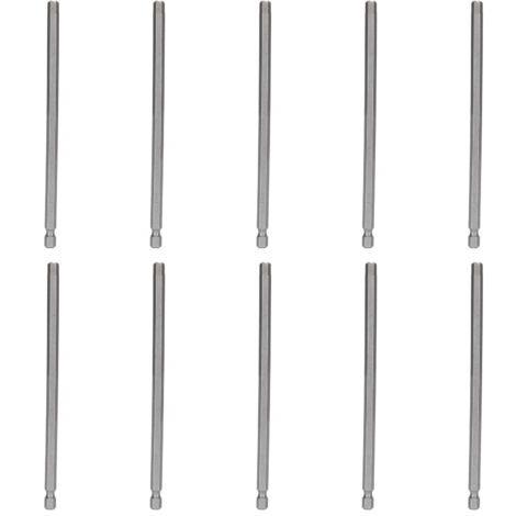 10 pièces embouts de tournevis électrique 6mm hexagonaux magnétiques trempés accessoires de remplacement (1/5)