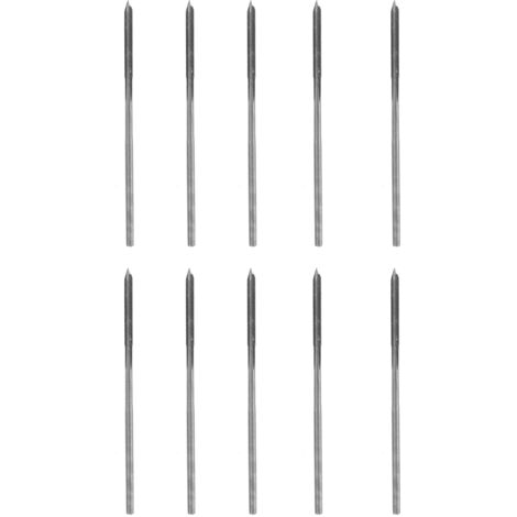 10 Pièces Alésoir Machine 1.6mm Acier Rapide Tige Droite Outil Accessoires (1/5)