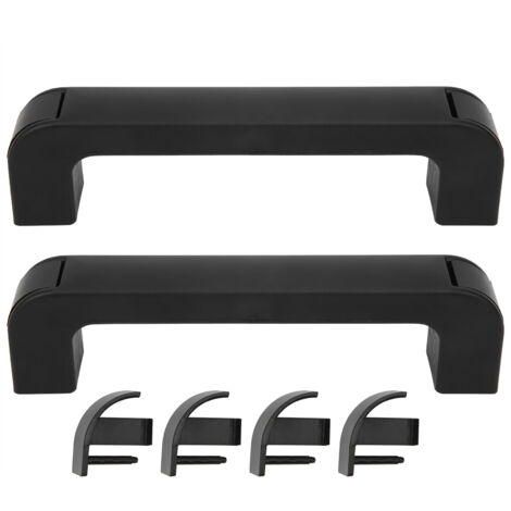 2 Poignées Carrées pour Armoires Électriques, Poignées Industrielles 8.5x160 mm, 2 Pièces (1/5)