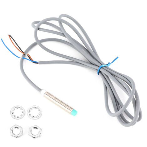 Capteur de proximité BEM08-02-NB 3 fils, tête cylindrique, 10-30VDC, interrupteur de détection (1/5)