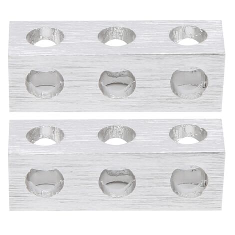 2 pièces Poutre Carrée 3 Trous 8x8x24mm, Accessoire Robotique 3106‑0003‑0024 (1/5)