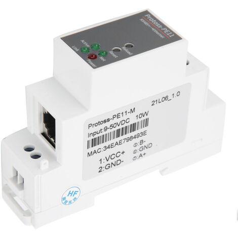 Serveur Série RS485 vers WIFI Montage Rail Module Réseau Ethernet 9-50VDC 10W PE11-M (1/5)