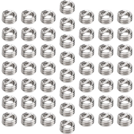 50 Pièces Filetage Métallique Insert Vis Douille Réparation Protection Kit Unités Américaines 4-40 1D (1/5)