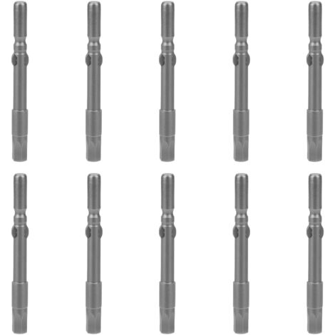 10 Pièces Embouts de Tournevis Électrique Magnétiques Hexagonaux 5mm - Accessoires Durcis pour Visseuse (1/5)
