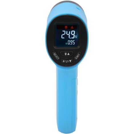 Pistolet Thermomètre Infrarouge sans Contact Portable HW550 (Bleu) (1/5)