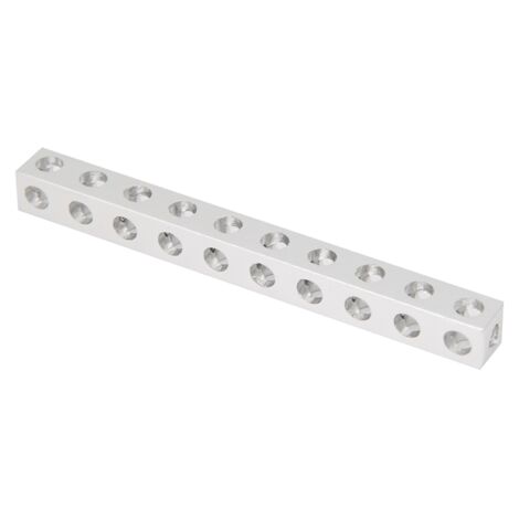 Pièce de structure robotique 10 trous, poutre carrée 8x8x80mm, accessoire pour montage (1/5)