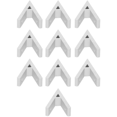 10 Pièces Profilé d'Angle en Aluminium 45° pour Connecteur Industriel 20x20 30x30 40x40 (1/5)