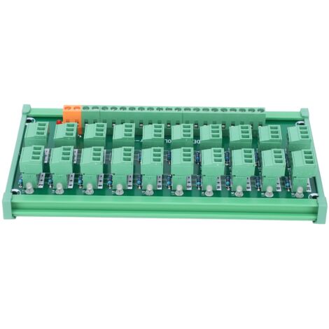 Bloc de jonction 3 fils 20 canaux, carte de capture, interrupteur rail DIN, contrôle NPN PNP, modèle KP‑20L‑Gther‑C (1/5)