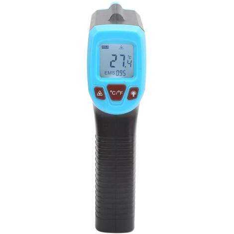 Pistolet de Mesure de Température Infrarouge GM320S avec Écran LCD, Thermomètre Industriel Bleu (1/5)