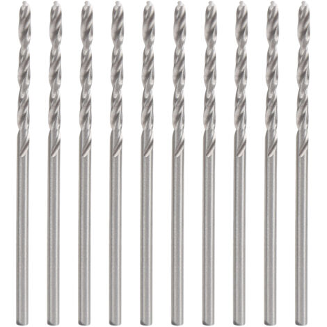 10 pièces mèches à percer droites pour métal, outils de bricolage et quincaillerie, diamètre 1.75mm (1/5)