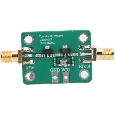 Amplificateur de Puissance RF 30‑4000MHz 40dB Gain Module Carte de Circuit Imprimé Composants Électroniques (1/5)