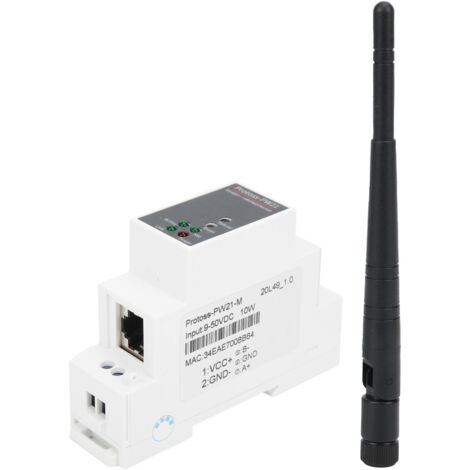 Serveur Série RS485 vers WIFI Ethernet pour Système eCos avec Antenne, Alimentation 9-50VDC PW21-M (1/5)