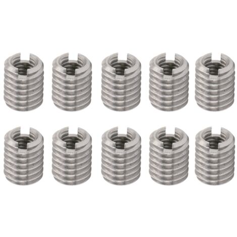 10 Pièces Filetés Réducteurs Écrous Acier Inox Outil Réparation Fixation Quincaillerie Mâle Femelle (1/5)