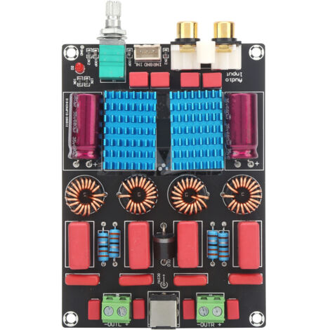 Carte Amplificateur Puissance Numérique TPA3116 2x100W, Module PCB Haute Fidélité (1/5)