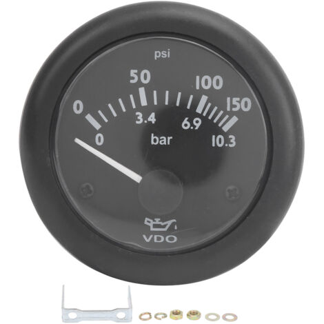 Jauge de Pression d'Huile 52mm 0‑150psi DC12V pour Moteur Diesel et Générateur (1/5)