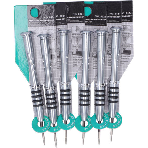 6 pièces embouts cruciformes en métal pour tournevis, accessoires de serrage manuel et pièces de rechange pour réparations (1/5)