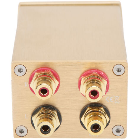 Contrôleur de Volume Préampli Passif Haute Précision pour Audio Vidéo TV Composant Électronique Doré (1/5)