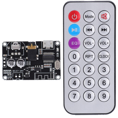 Carte Amplificateur Audio Bluetooth Stéréo XY-WRBT avec Télécommande et Module d'Alimentation