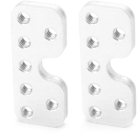 2 Pièces Roulements à Gorges en V Montage Plat Série 3225 Accessoires Robotiques Aluminium 3225-0001-0001 (1/5)