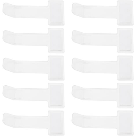 10 Pièces Porte-Ticket de Stationnement Transparent pour Pare-brise, Dossier à Pince pour Permis et Factures (1/5)