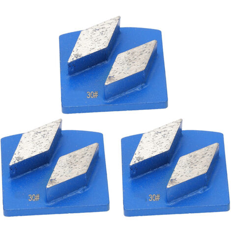 3 Pièces Chaussures Diamantées à Dents Rhomboïdales Bleues 30 pour Béton Agressif (1/5)