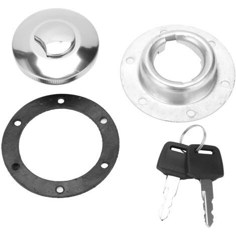Capuchon de réservoir à essence rond 6 trous avec joint et clé pour générateur - Pièce de rechange (1/5)