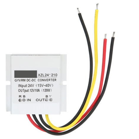 Régulateur de Tension DC 24V vers 12V 10A 120W Étanche Convertisseur Abaisseur (1/5)